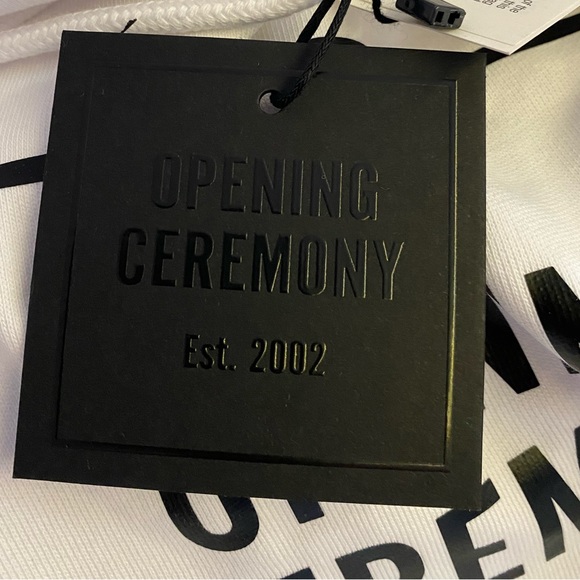 NWT Opening Ceremony white hoodie, mens, size Large - Picture 5 of 6